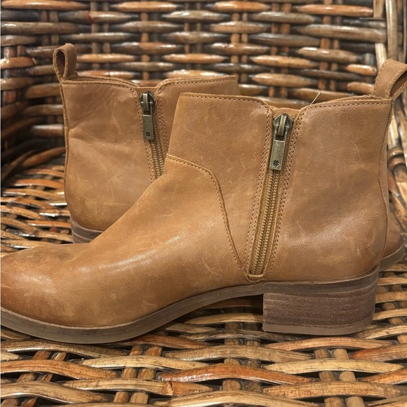 Lucky Brand Prenma Ankle Boot Women's Topanga Tan Leather
Bootie Size 8 - Picture 3 of 11